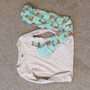 Old Navy Christmas PJs Santa at beach